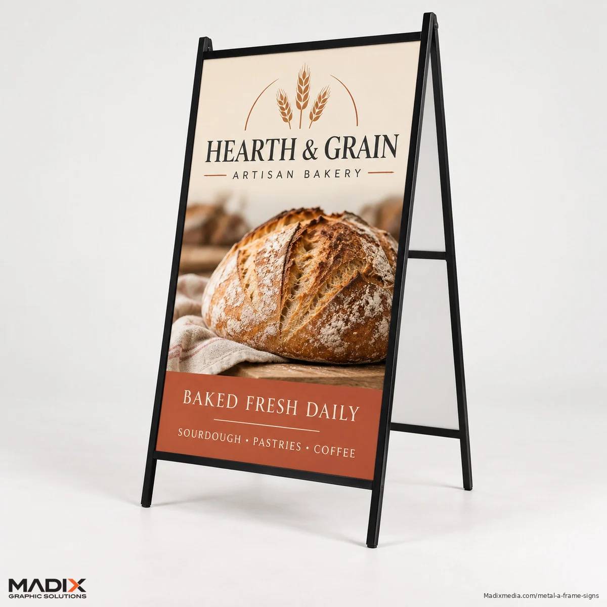 A-Frame Signs printed by Madix