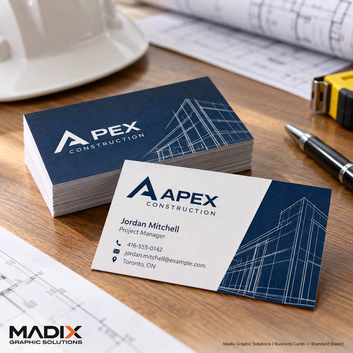 Business Cards printed by Madix