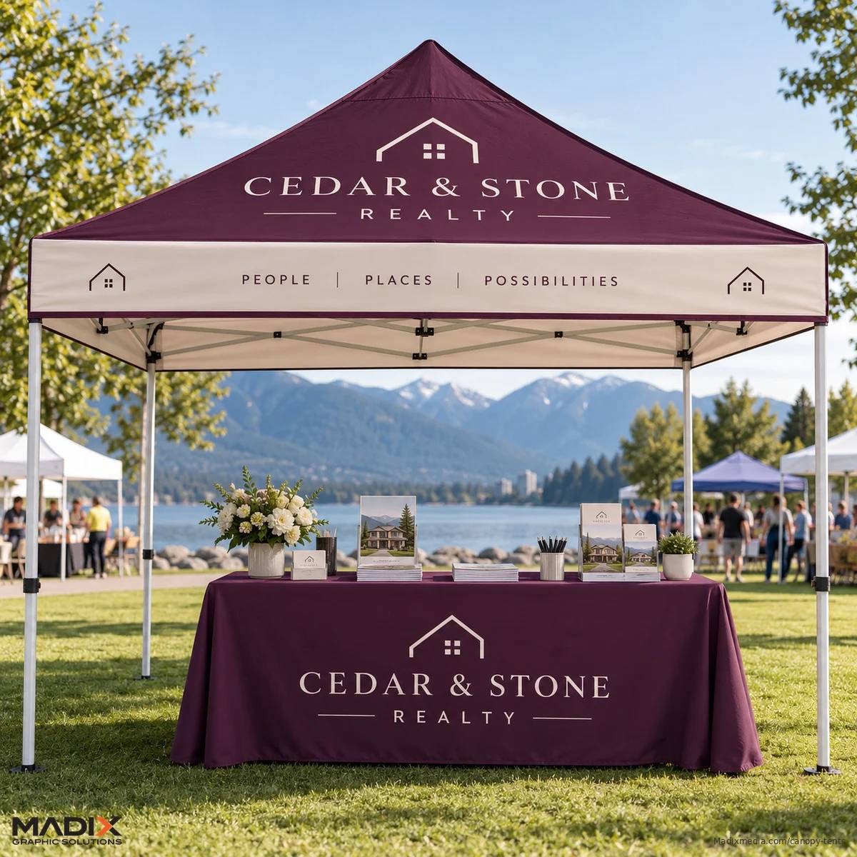 Canopy Tents printed by Madix