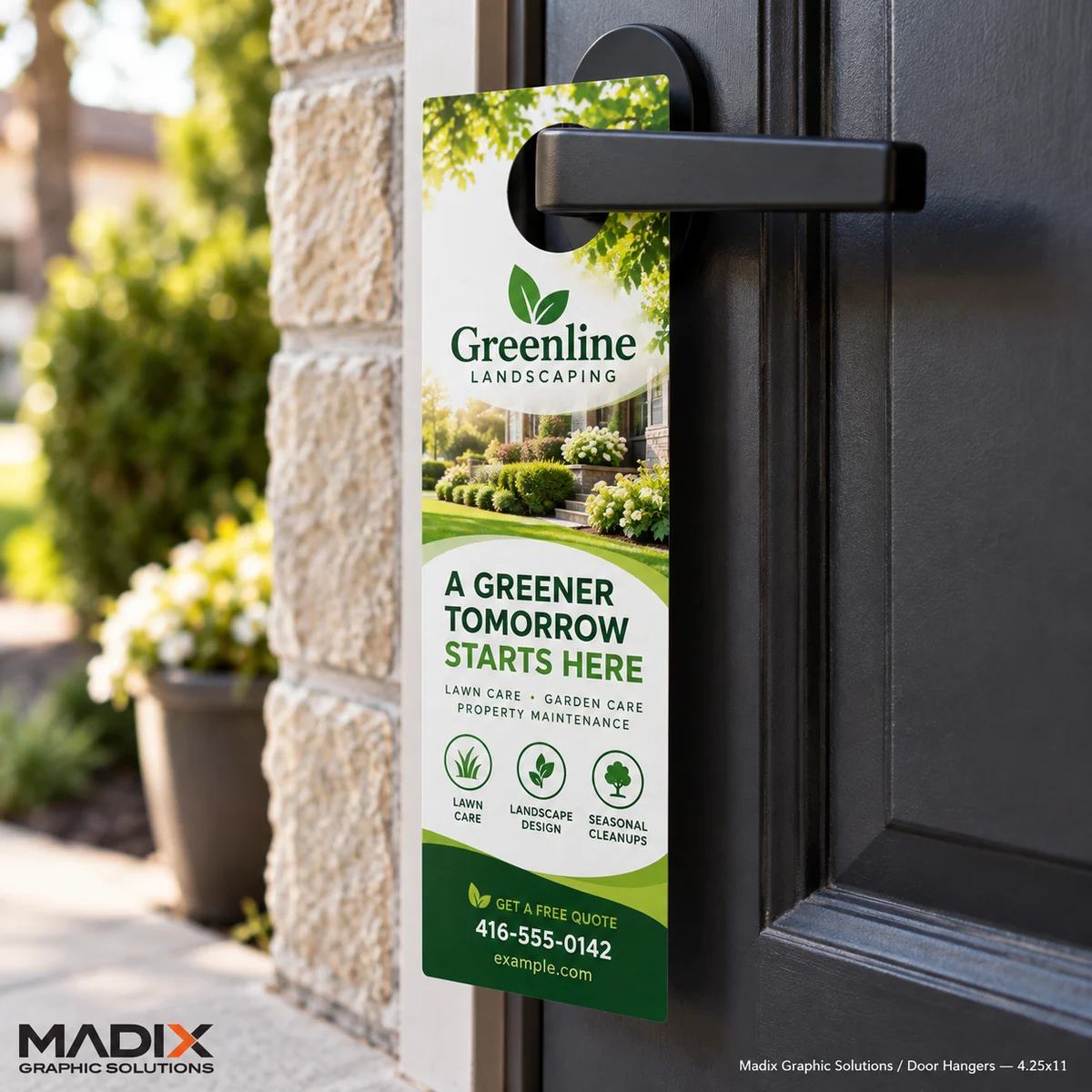 Door Hangers: Madix door hangers sample 1