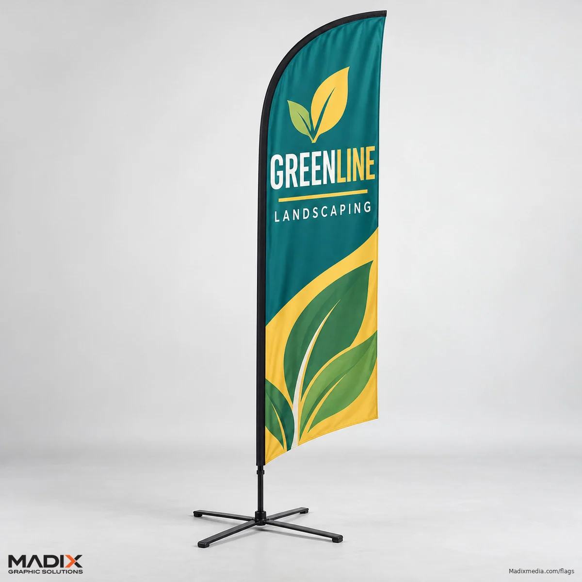 Flags: Madix straight feather flags sample 2