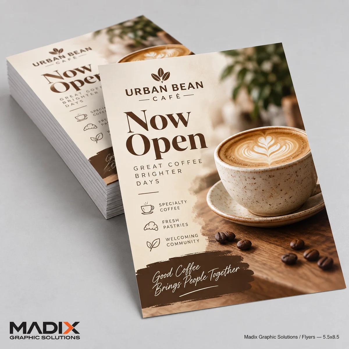 Flyers, 5.5" × 8.5": Madix flyers sample 2