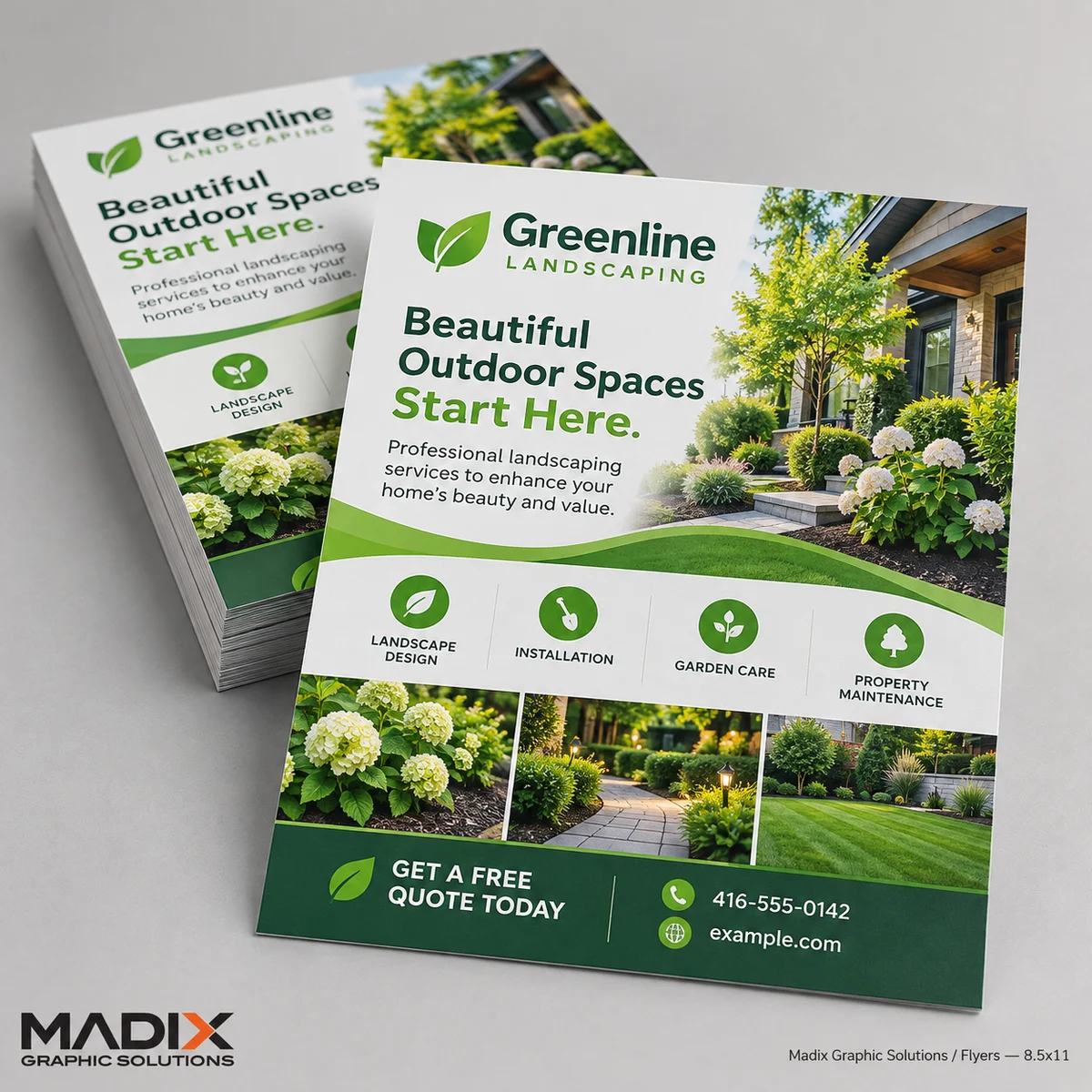 Flyers, 8.5" × 11": Madix flyers sample 1