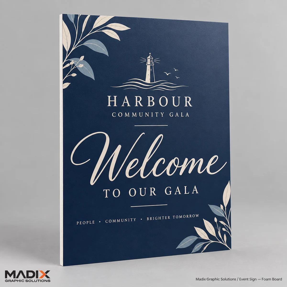 Foam Board Event Signs: Madix foam board event signs sample 1
