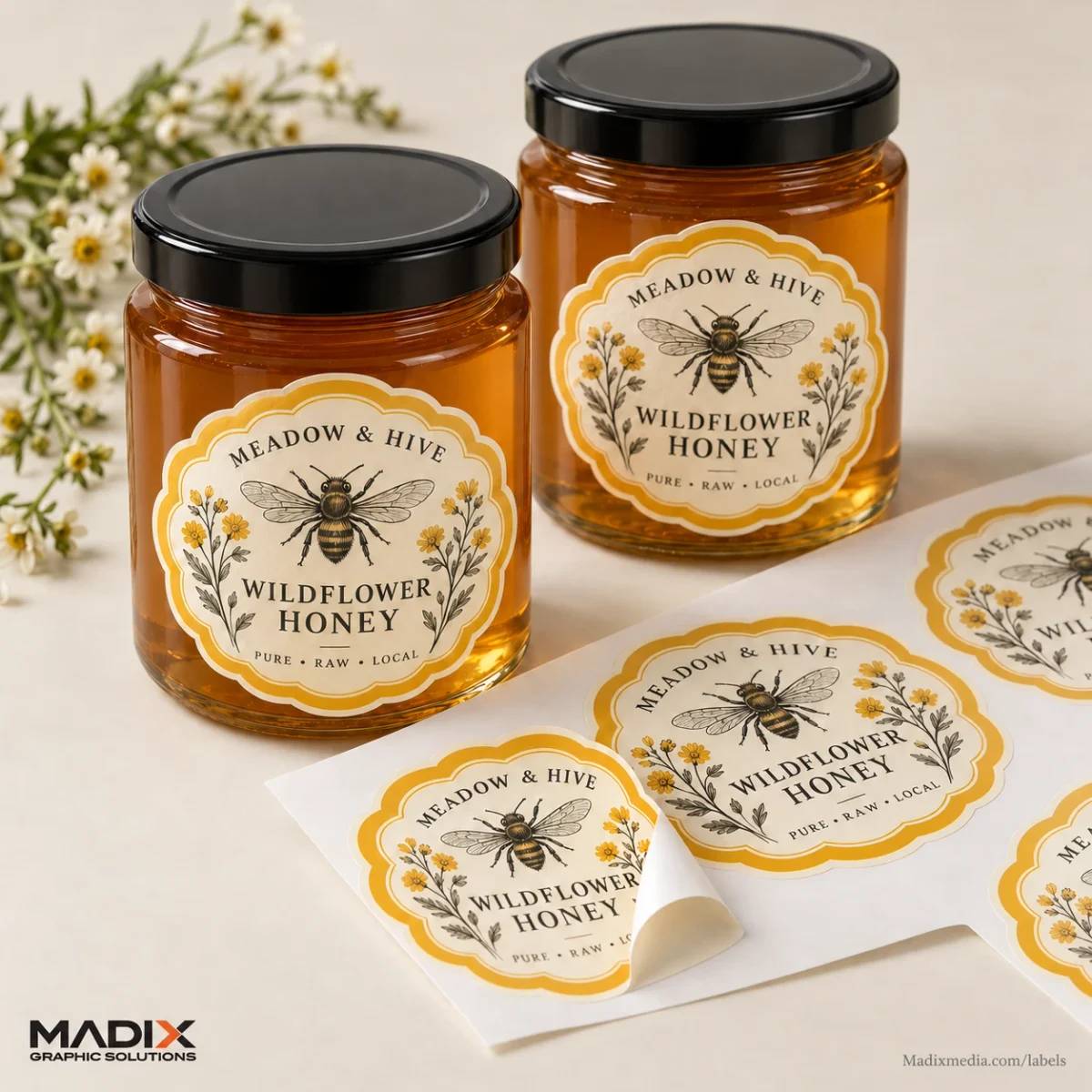 Labels & Stickers printed by Madix