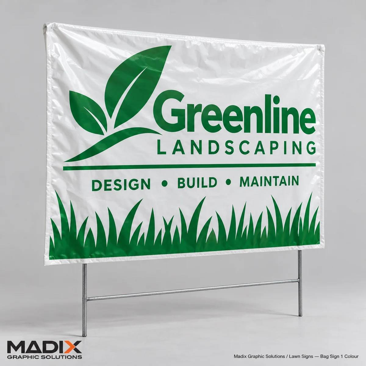 Lawn Signs printed by Madix