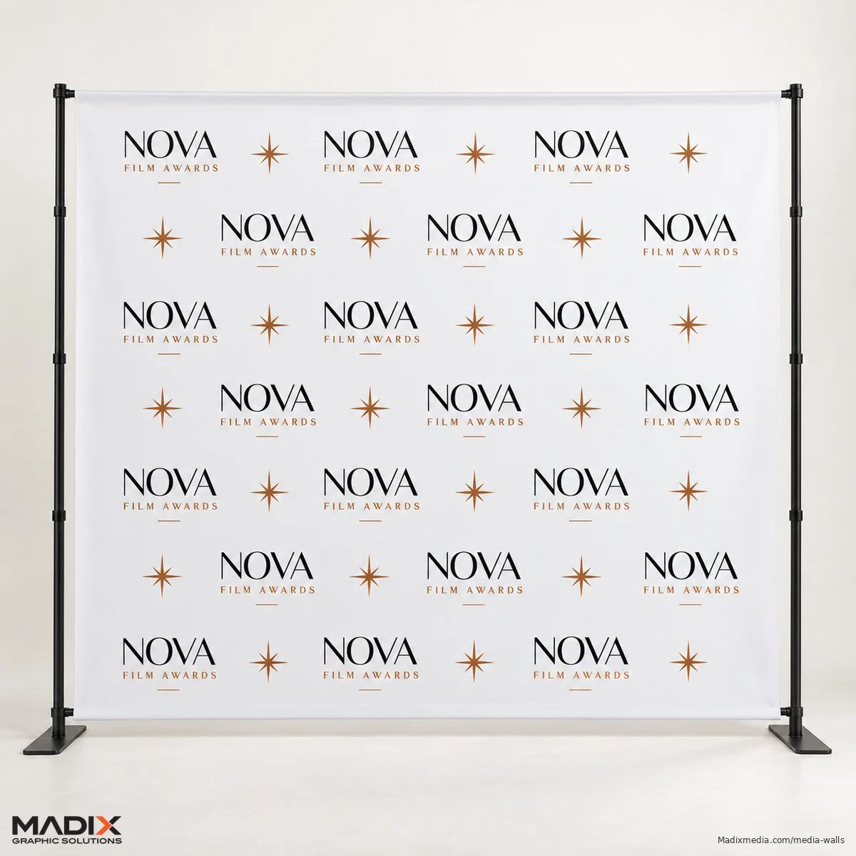 Media Walls: Madix step and repeat media walls sample 1