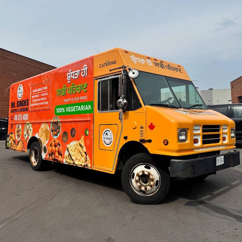 Mr. Singh's catering truck wrap