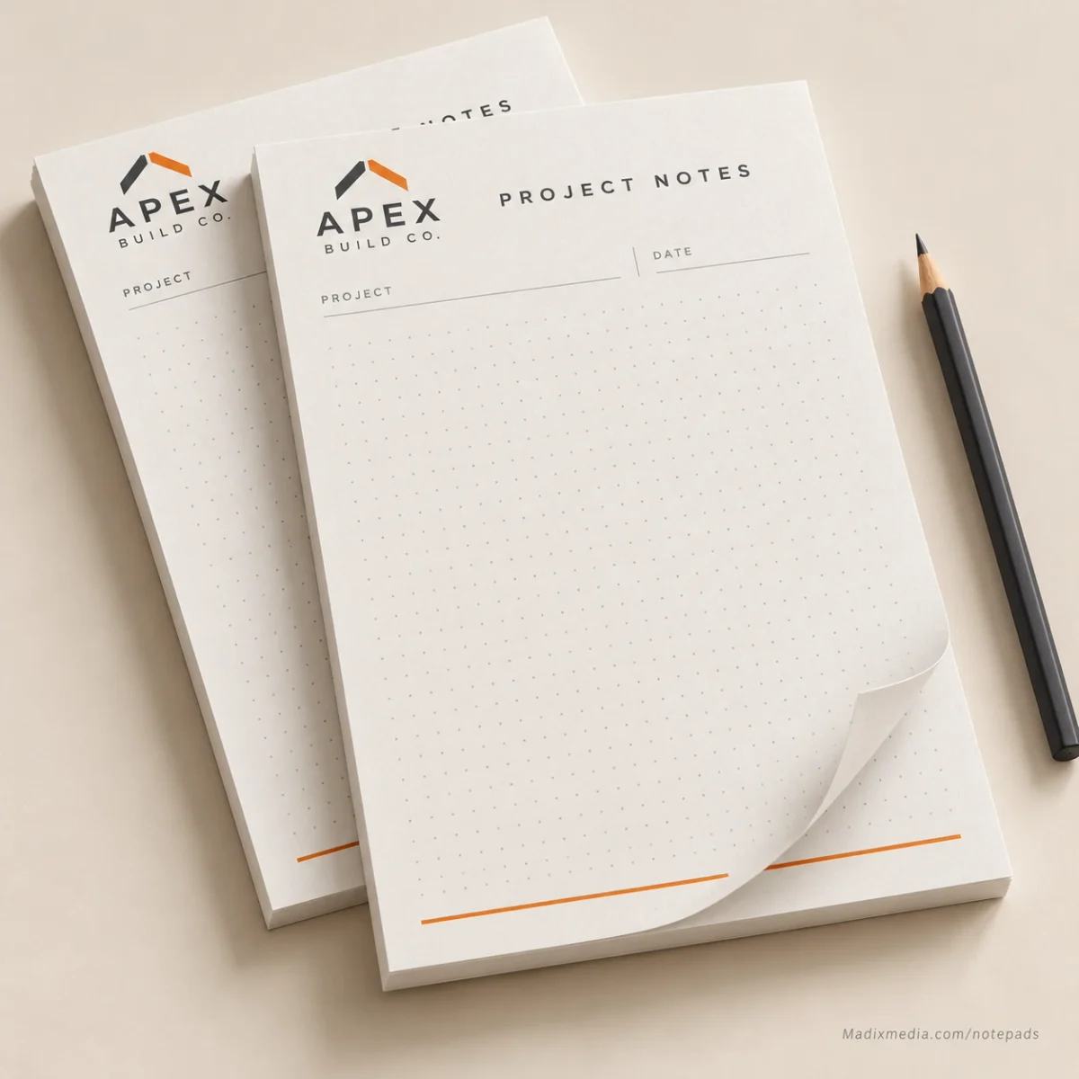 Notepads: Madix branded notepads sample 2